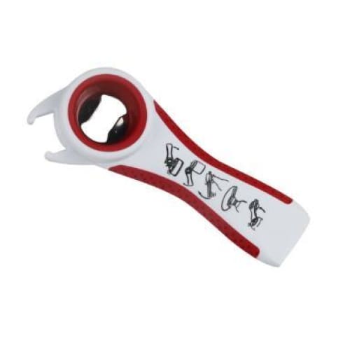 5-in-1 Multifunction Opener | Red | Lid Bottle Jar Can Opener