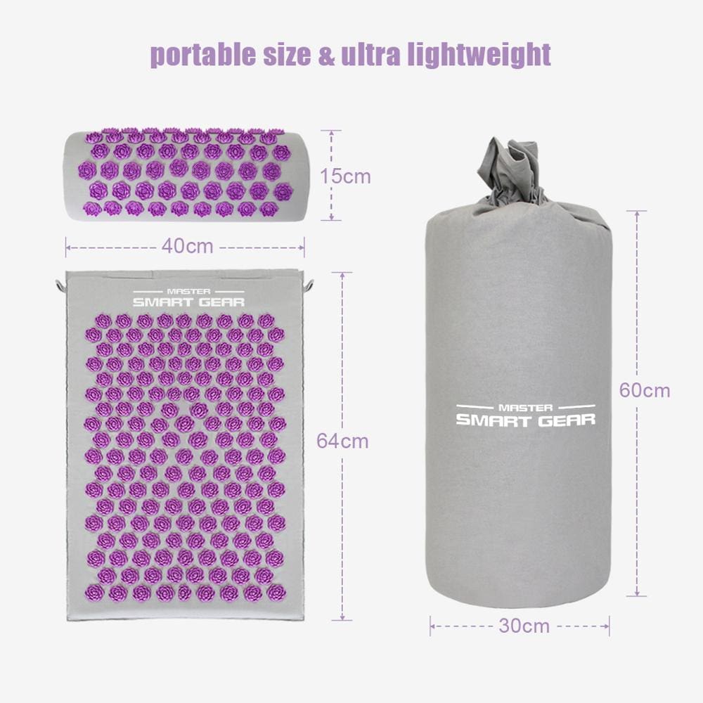 Acupressure Massage Mat Pillow Set - Massage Mat