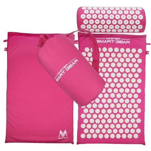 Acupressure Massage Mat Pillow Set - Pink - Massage Mat