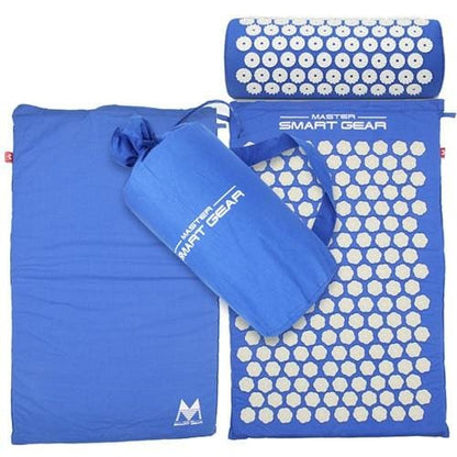 Acupressure Massage Mat Pillow Set - Blue - Massage Mat