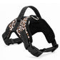 Adjustable pet collar harness - leopard / L