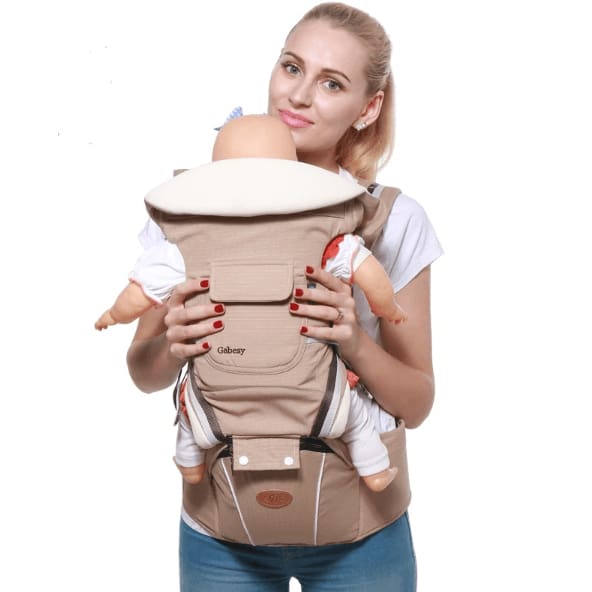 Baby Hip-Seat Carrier - Khaki - Baby Carrier
